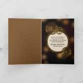 Steampunk Birthday Dad Metal Gears Guitar Kaart (Binnen)