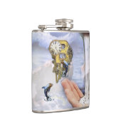 Steampunk Birthday letter B Heupfles (Rechts)