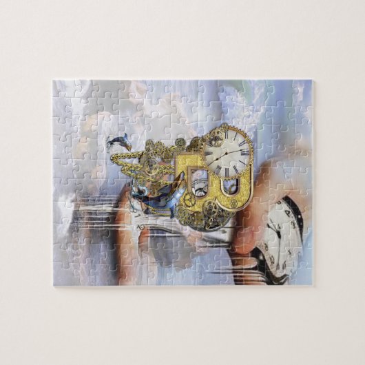 Steampunk Birthday letter B Legpuzzel (Horizontaal)