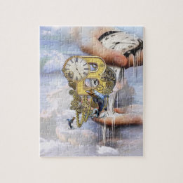 Steampunk Birthday letter B Legpuzzel