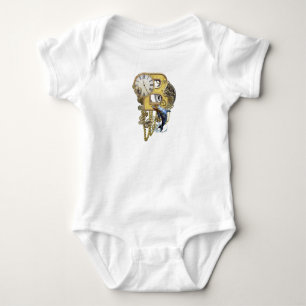 Steampunk Birthday letter B Romper