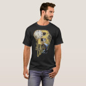 Steampunk Birthday letter B T-shirt (Voorkant volledig)