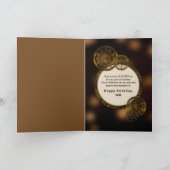 Steampunk Birthday Son Metal Gears Guitar Kaart (Binnen)