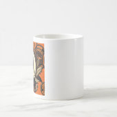 Steampunk Black Cat Halloween Koffiemok (Center)