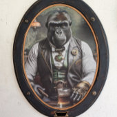 Steampunk Black Gorilla big boss Tissuepapier