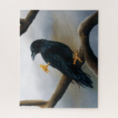 Steampunk Black Raven Legpuzzel (Verticaal)
