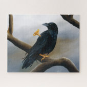 Steampunk Black Raven Legpuzzel (Horizontaal)