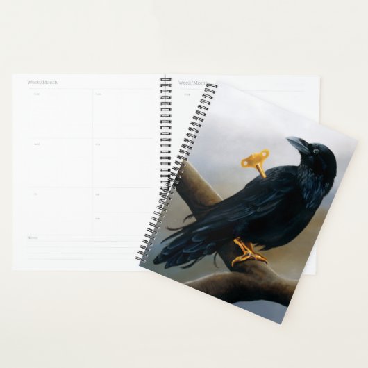 Steampunk Black Raven Planner (Display)