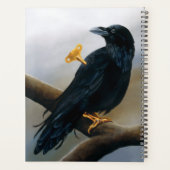 Steampunk Black Raven Planner (Achterkant)