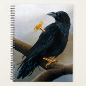 Steampunk Black Raven Planner (Voorkant)