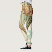Steampunk Blauwe Hete Luchtballon Leggings (Links)