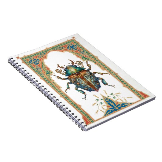  steampunk blauwe vlek notitieboek (Rechterzijde)