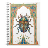 steampunk blauwe vlek notitieboek (Voorkant)