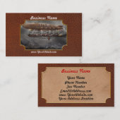 Steampunk - Blimp - Airship Maximus Visitekaartje (Voorkant / Achterkant)