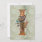 Steampunk Bloembrief I Note Cards Notitiekaartje (Voorkant)