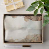  Steampunk Bloemen Blauwe Hete Luchtballon (2) Tissuepapier (Geschenk)