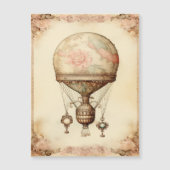  Steampunk Bloemen Hete Luchtballon (Voorkant)