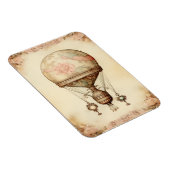  Steampunk Bloemen Hete Luchtballon Magneet (Rechterzijde)