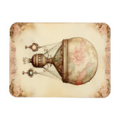  Steampunk Bloemen Hete Luchtballon Magneet (Horizontaal)