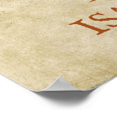 Steampunk Bloemenbrief I Poster (Hoek)