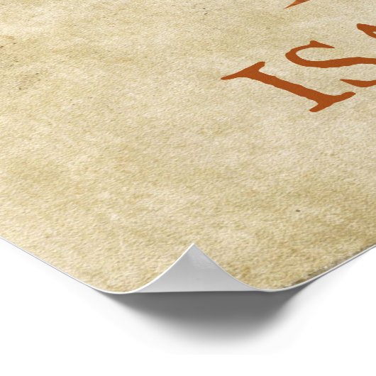 Steampunk Bloemenbrief I Poster (Hoek)