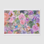 Steampunk Bloemendromen (Pagina 2 in serie) Tissuepapier (Voorkant)