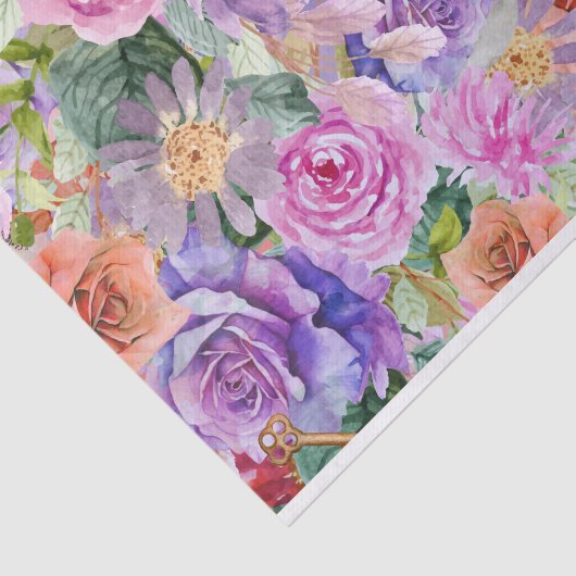 Steampunk Bloemendromen (Pagina 2 van 3) Tissuepapier (Detail)