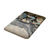 steampunk bloemenvlinder Victoriaans schoen Badmat (Gekanteld)