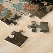 steampunk bloemenvlinder  Victoriaans schoen Legpuzzel (Zijkant)