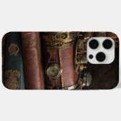 Steampunk boeken Case-Mate iPhone case (Achterkant (horizontaal))
