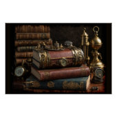 Steampunk boeken perfect poster (Voorkant)