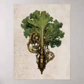 Steampunk boerenkool, keuken poster (Voorkant)