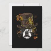 Steampunk Boston Terrier Dog Shirt Steampunk Lover Aankondiging (Voorkant)