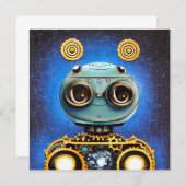 Steampunk Bot Kaart (Voorkant / Achterkant)