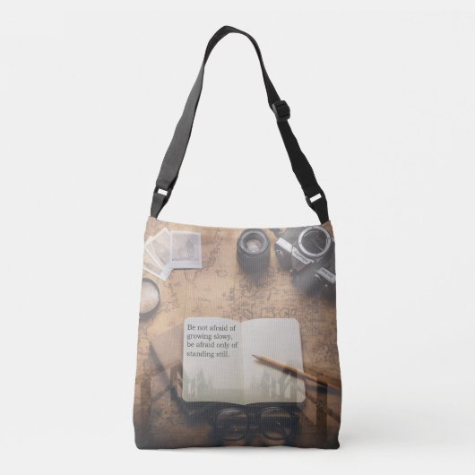 Steampunk Bovenste capsule Crossbody Tas (Achterkant)