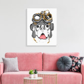 Steampunk Boxer Canvas Afdruk (Insitu (Woonkamer))