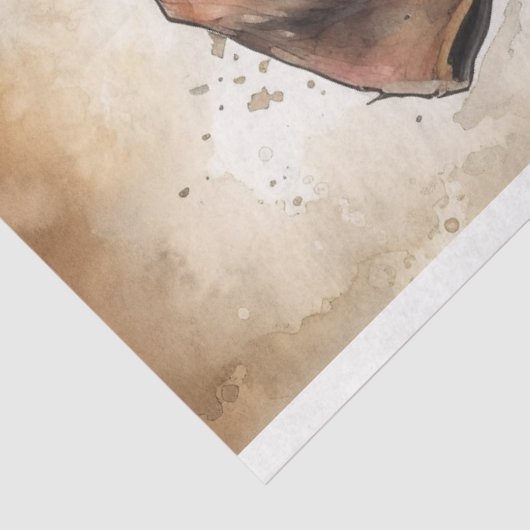 Steampunk Boxer Dog 1 Decoupage papier (Detail)