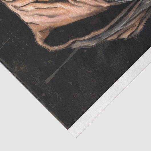 Steampunk Boxer Dog 2 Decoupage papier (Detail)