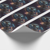 Steampunk Boxer Dog Cadeaupapier (Hoek)