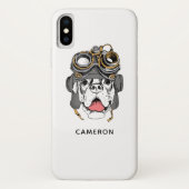 Steampunk Boxer | Jouw namen toevoegen Case-Mate iPhone Case (Achterkant)