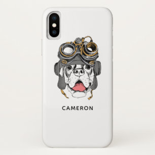 Steampunk Boxer Jouw namen toevoegen Case-Mate iPhone Case