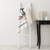 Steampunk Boxer | Jouw namen toevoegen Sherpa Deken (In situ)