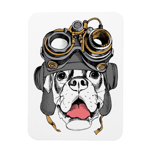 Steampunk Boxer Magneet (Verticaal)