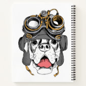 Steampunk Boxer Notitieboek (Achterkant)