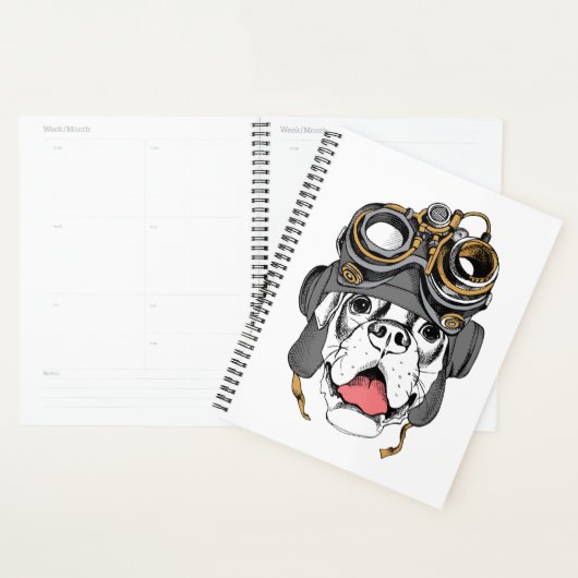 Steampunk Boxer Planner (Display)