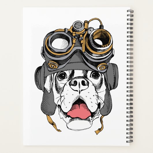 Steampunk Boxer Planner (Achterkant)