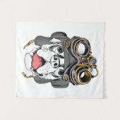 Steampunk Boxer Wandkleed (Voorkant (horizontaal))