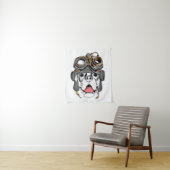 Steampunk Boxer Wandkleed (In situ)