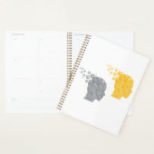 Steampunk Brain Power Cogwheel Heads Planner (Display)