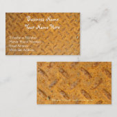 Steampunk Brass Bord Metal-effect Visitekaartjes (Voorkant / Achterkant)